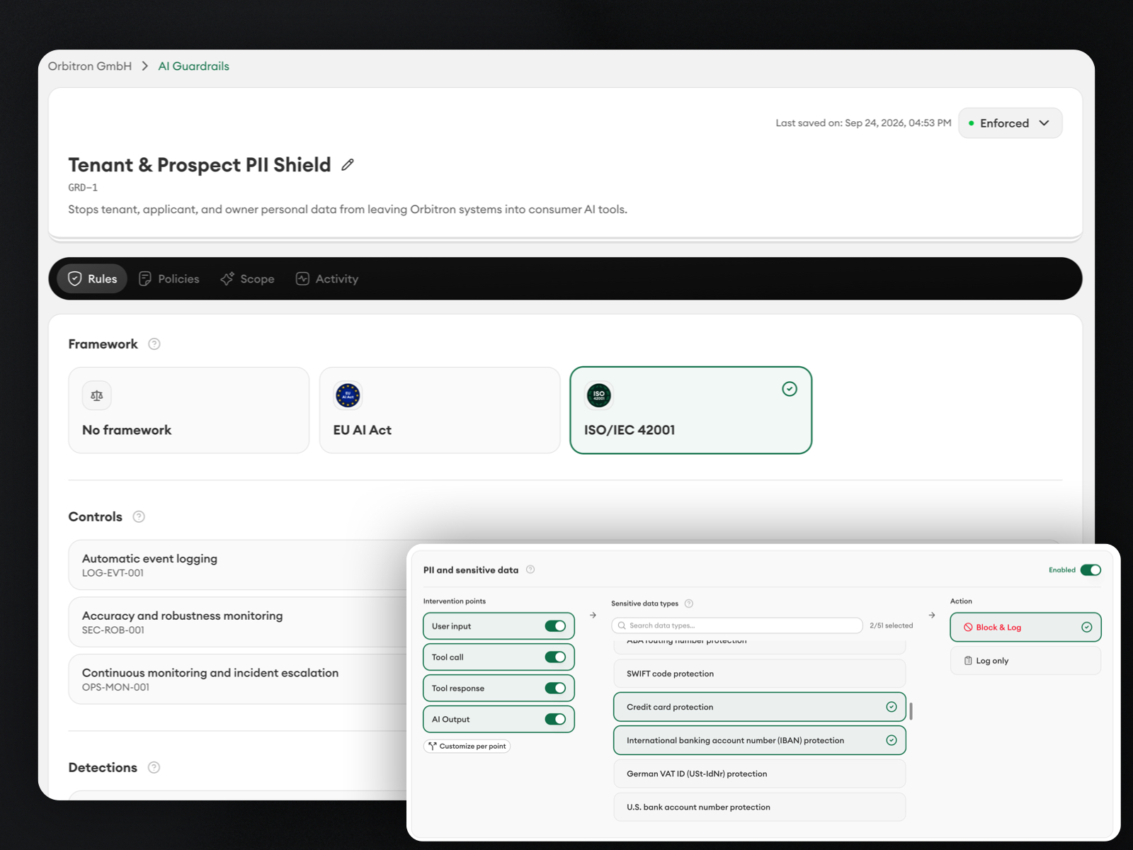 Turn your AI policy into guardrails that run where AI is used. screenshot
