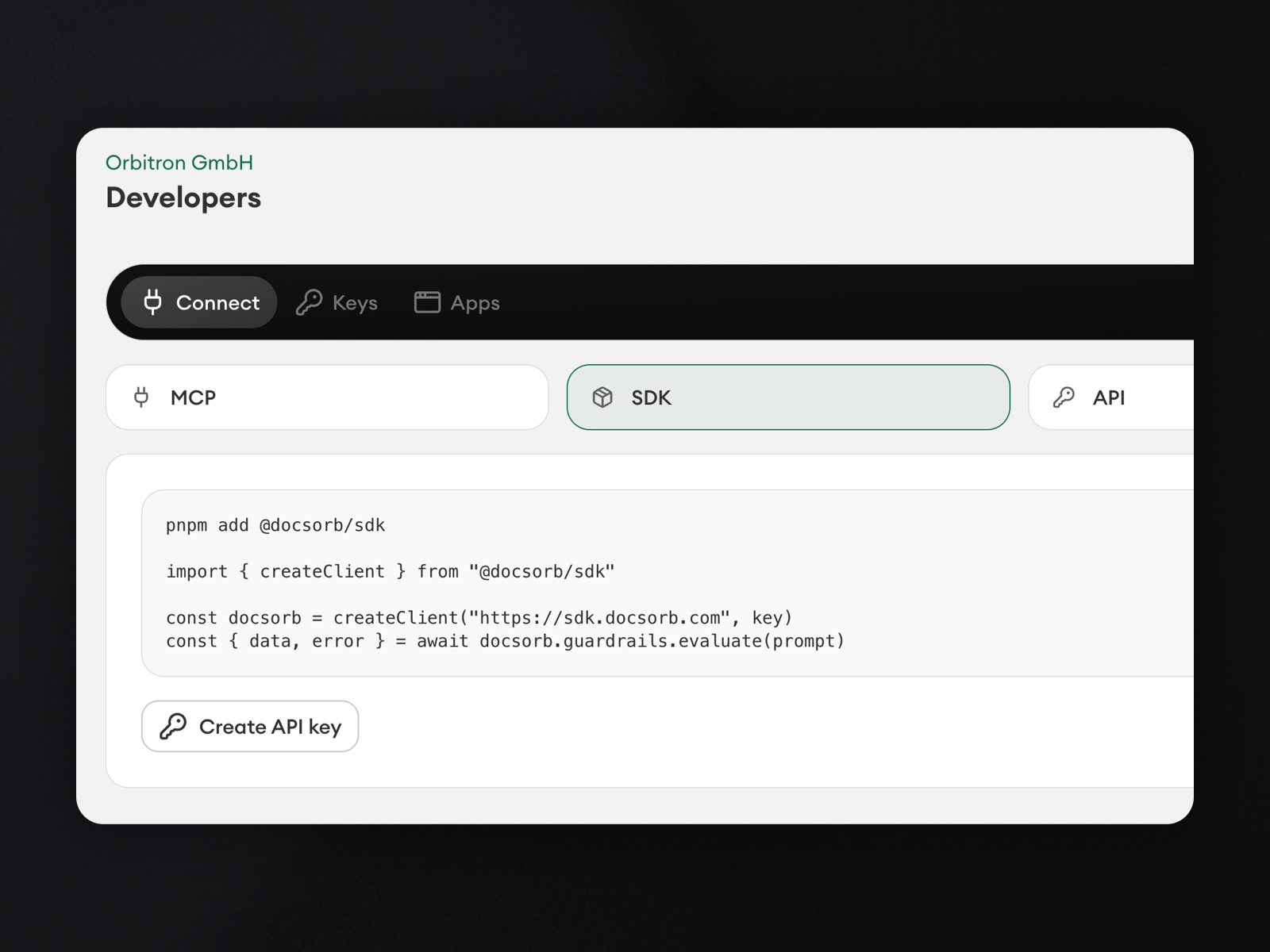 Add your company's AI guardrails to any app or agent. screenshot